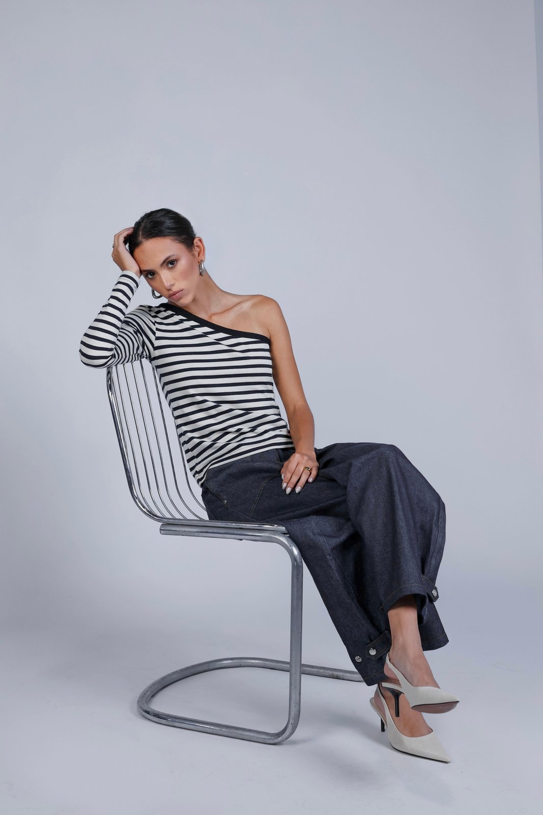 Bobo Paris Les Hauts duo tops Louise asymétriques blanc XS