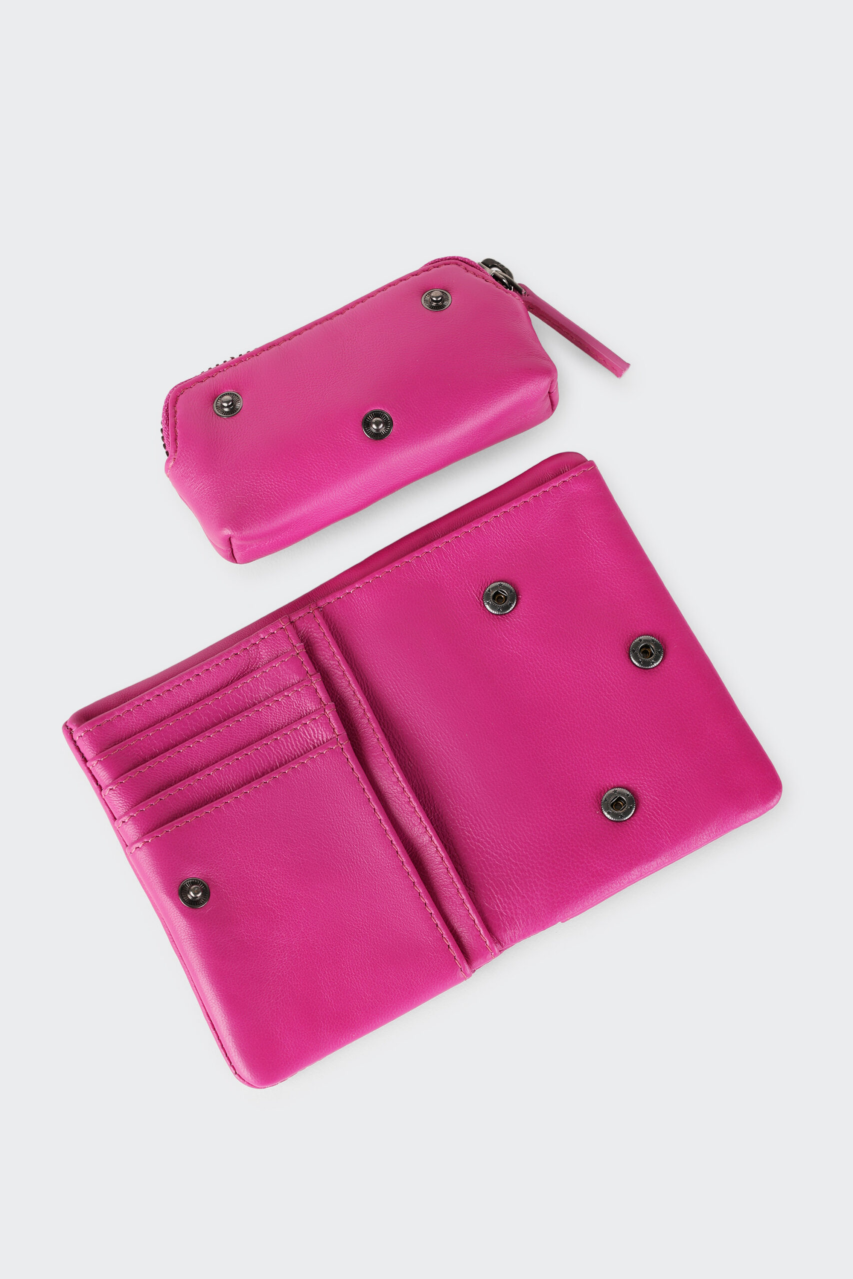 MIARMA Storm Wallet portefeuille cuir détachable zippé
