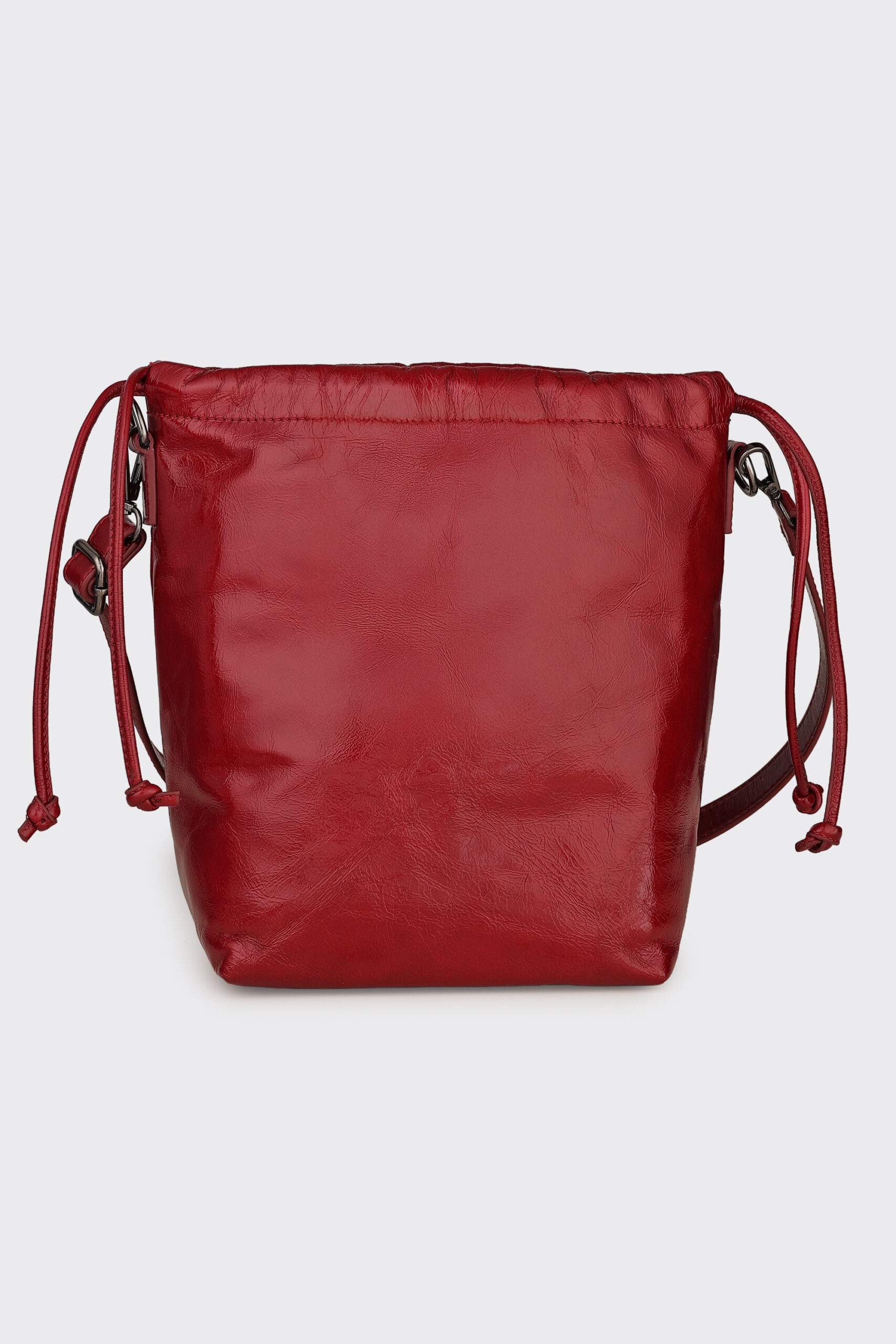 MIARMA Furious Bourse sac cuir rouge 24x18 cm