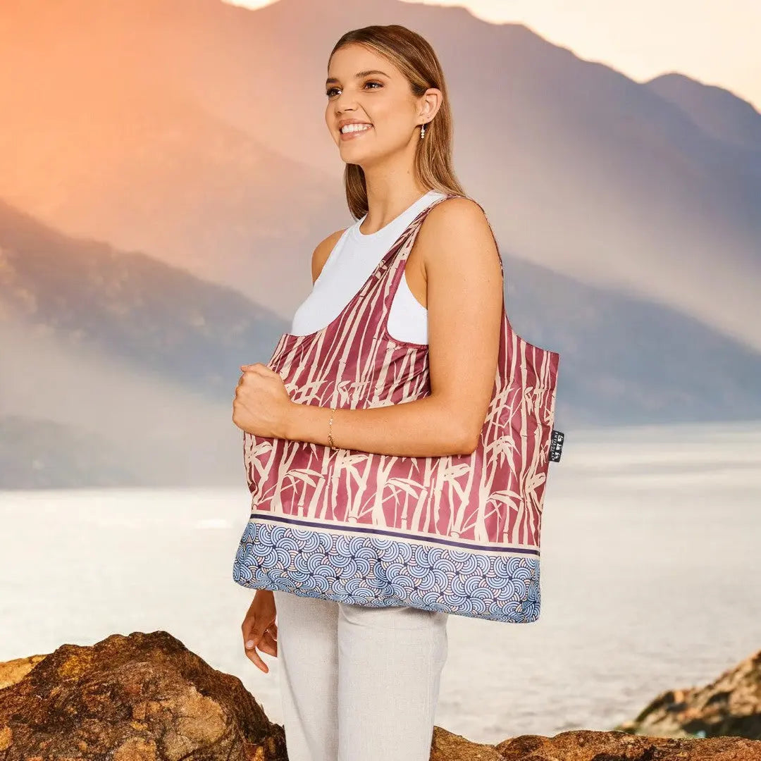 Envirosax Oriental Spice 4 sac cabas réutilisable polyester