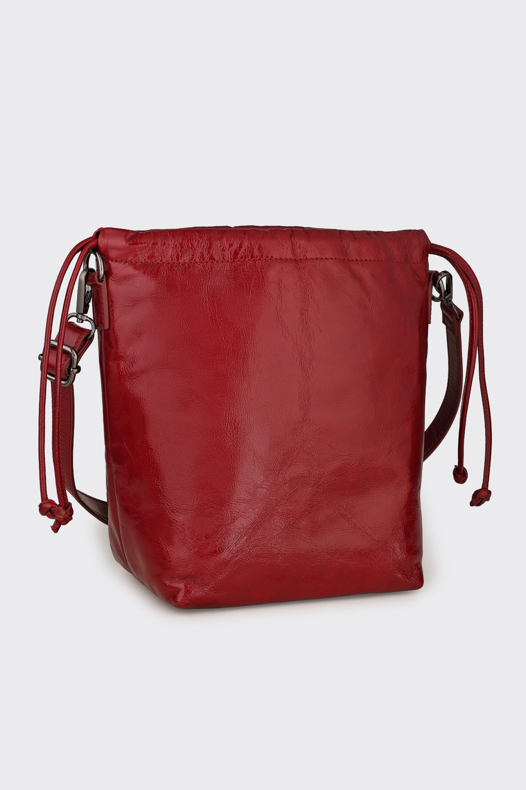 MIARMA Furious Bourse sac cuir rouge 24x18 cm