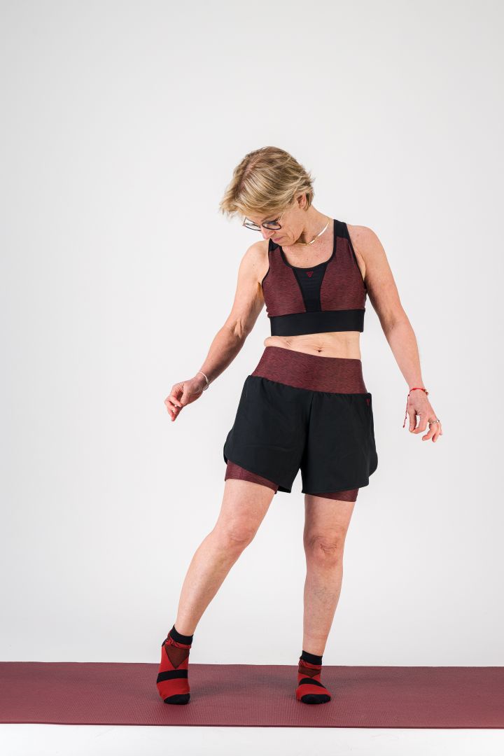 GAYASKIN Vibrations short running 2 en 1 taille haute