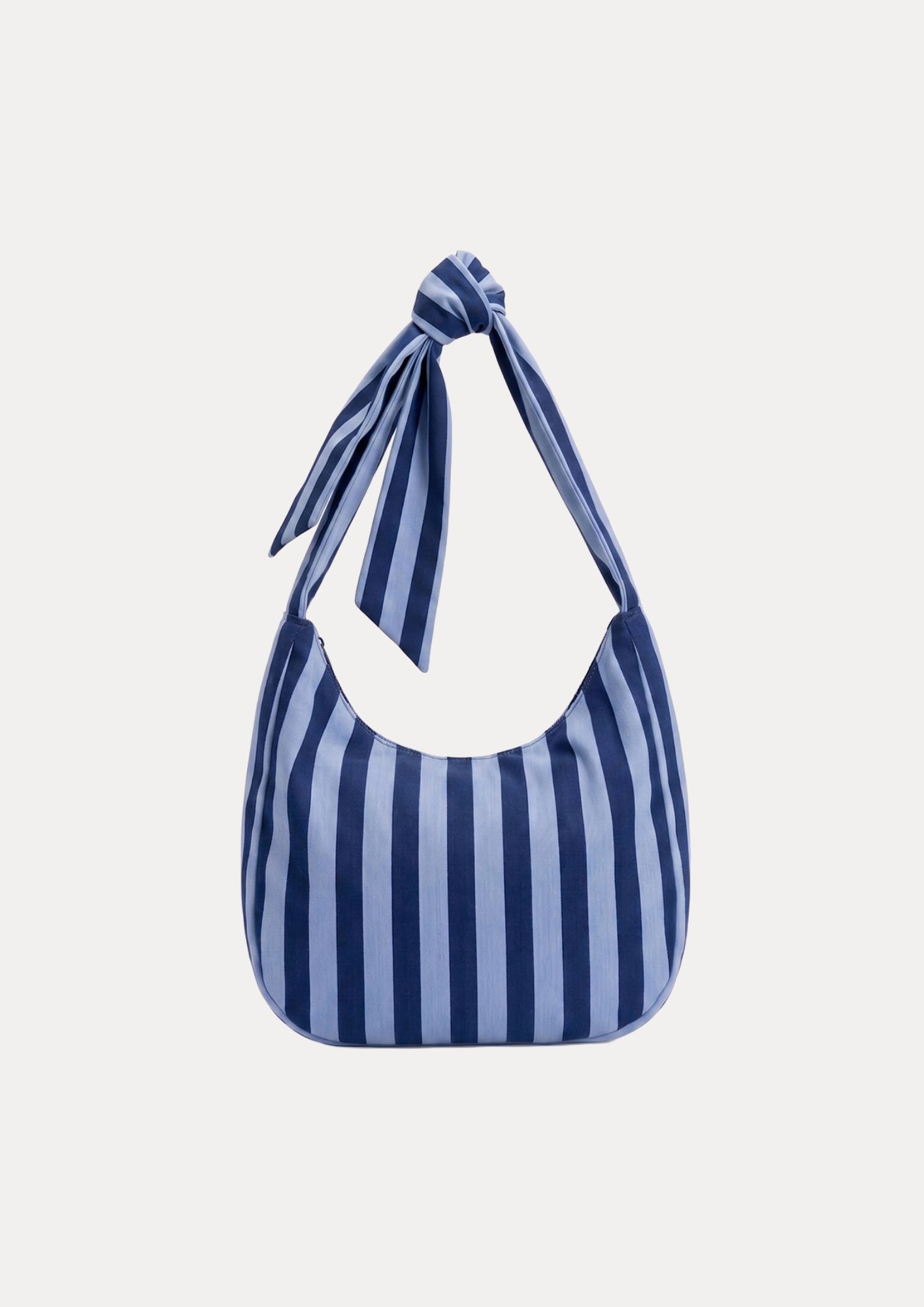 BOBO PARIS Sasha sac à nouer rayures bleues coton