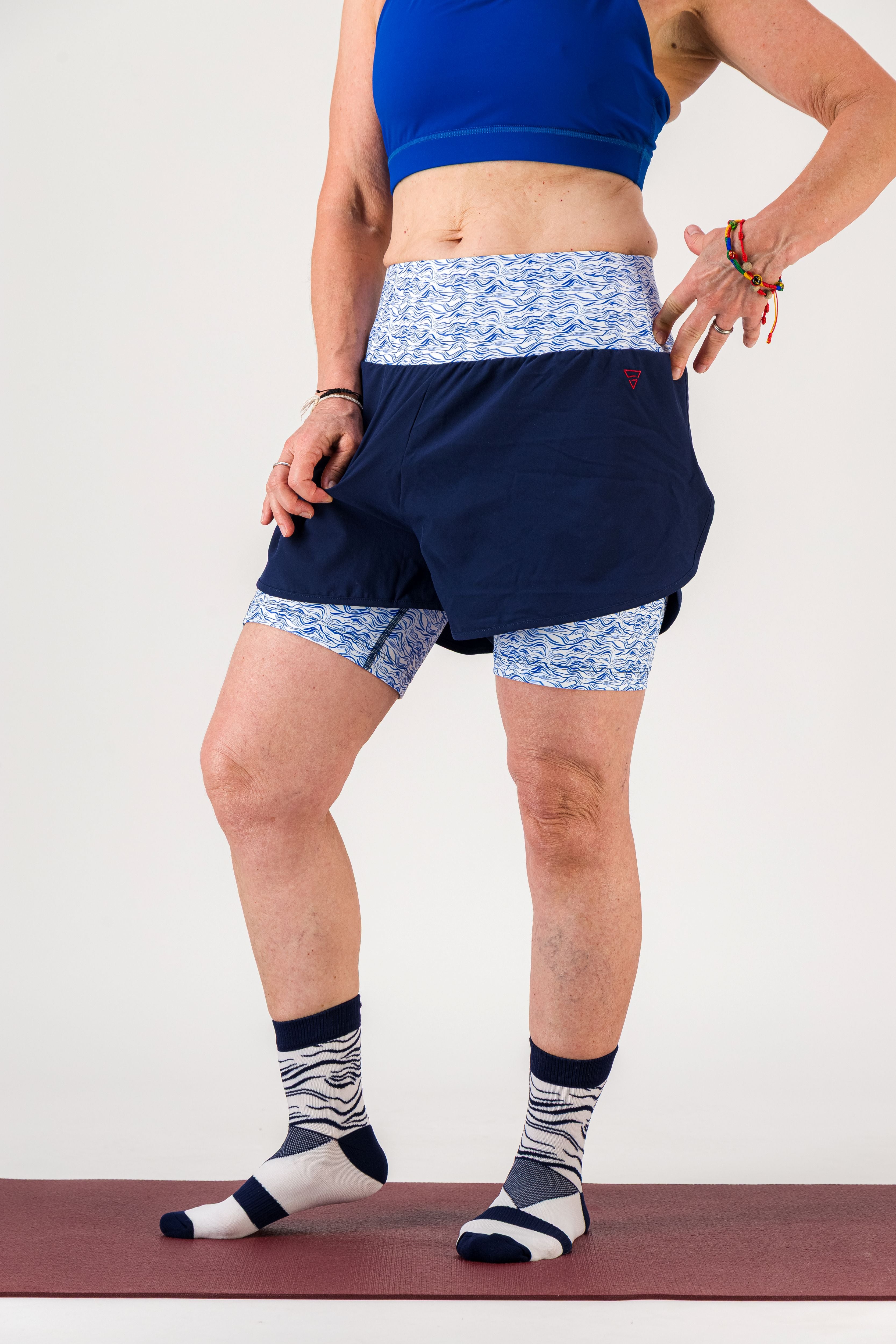 Gayaskin Nouvelle Vague V2 short 2-en-1 femme taille haute