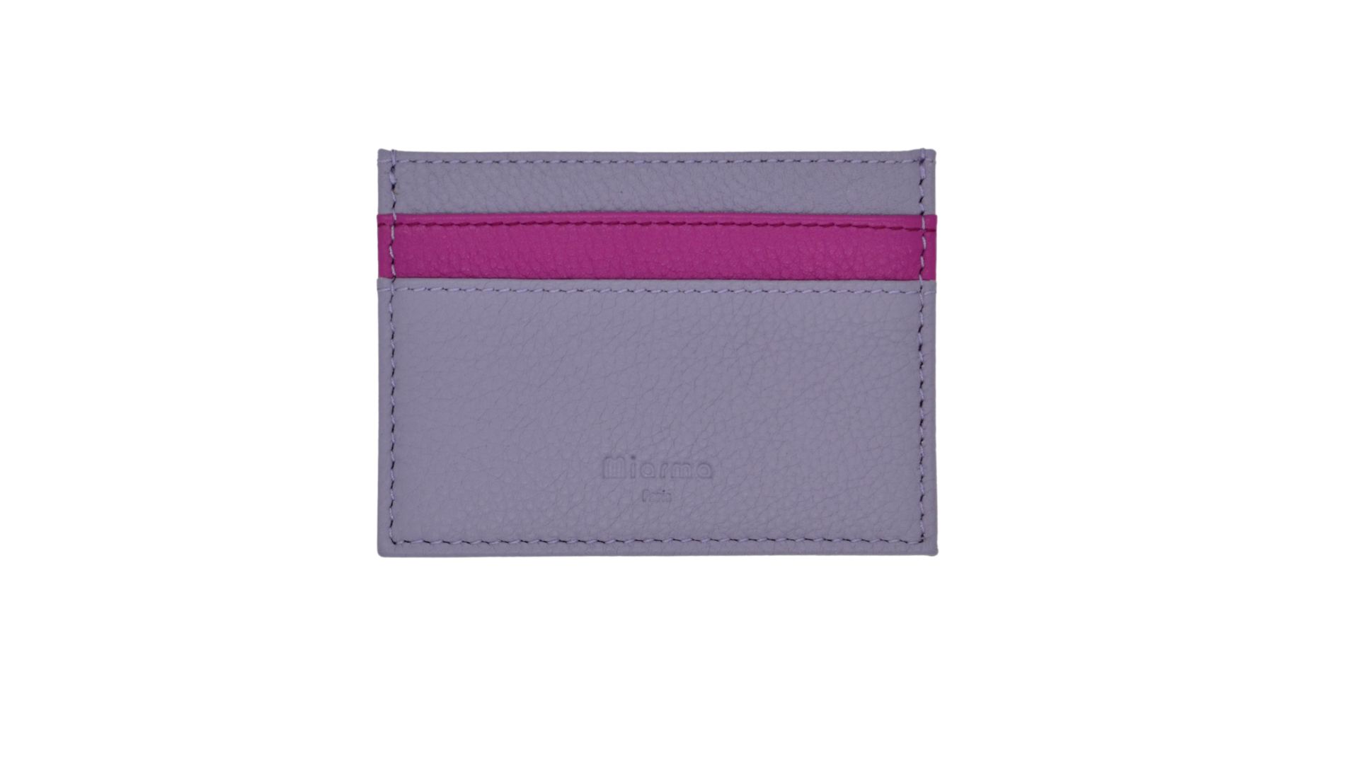 MIARMA Parrot porte-cartes cuir bicolore leftovers