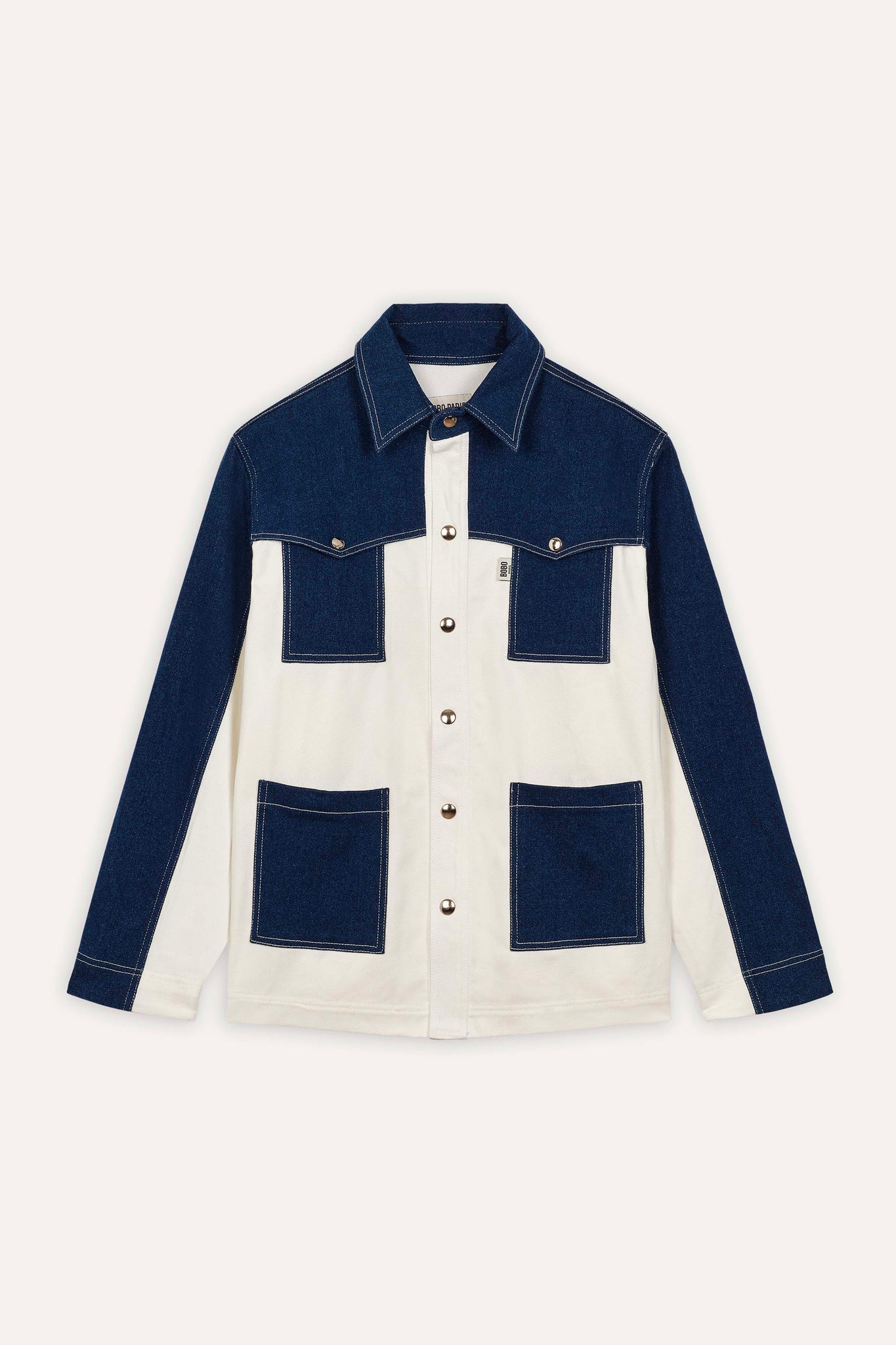 BOBO PARIS Gauthier veste jean bleue coton unisexe