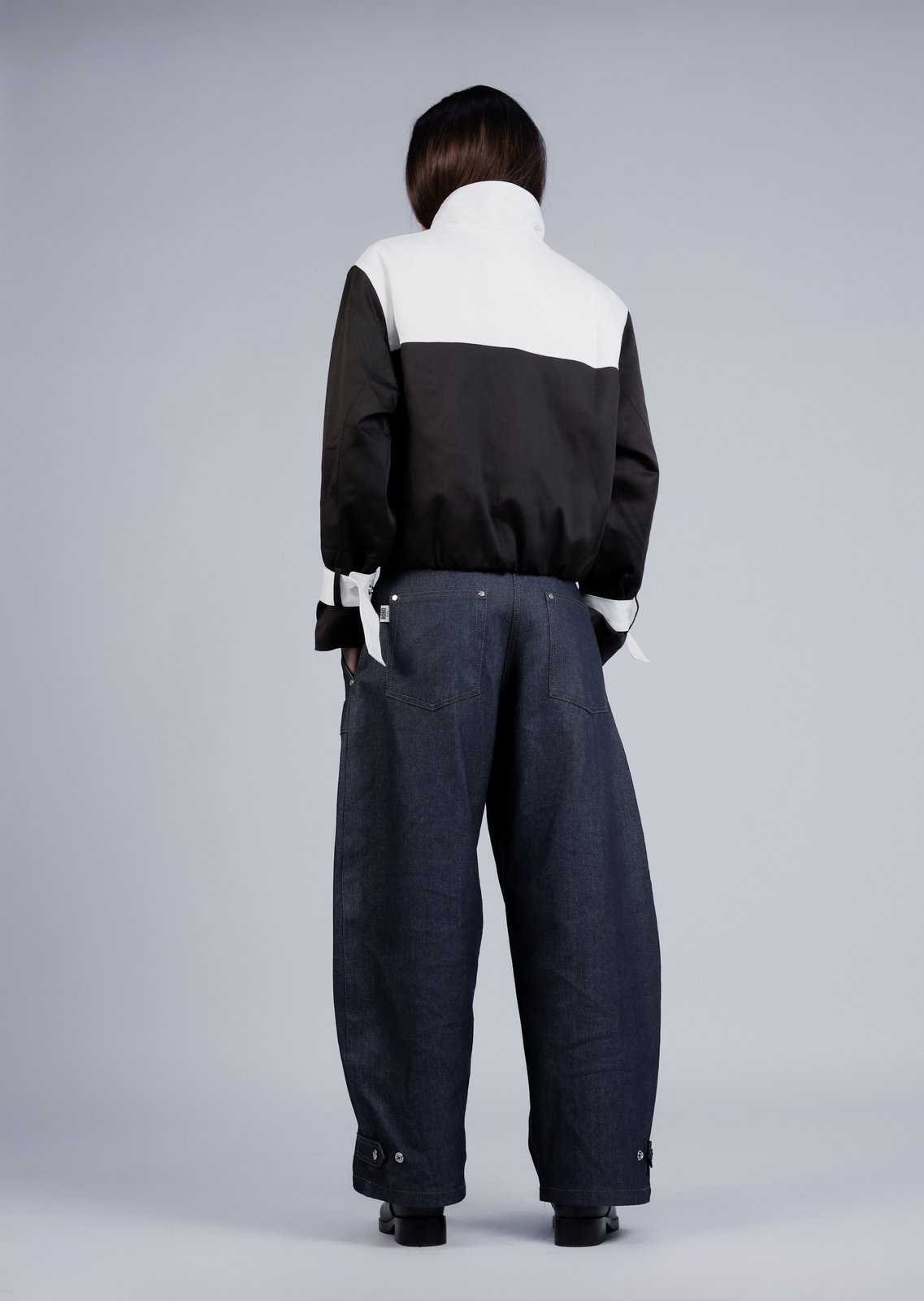 BOBO PARIS Léon Jean Ballon Pantalon Bleu 100% coton