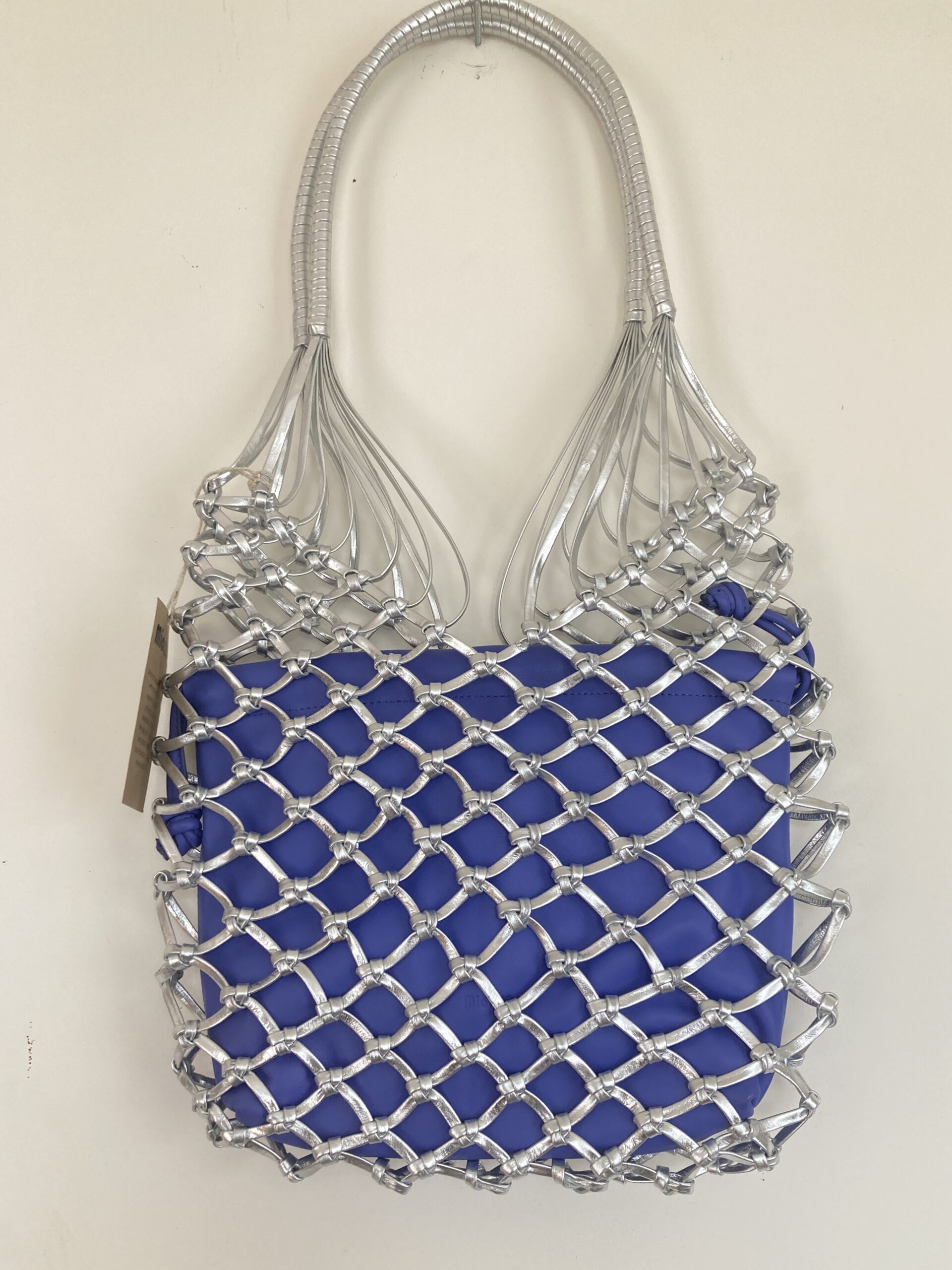 MIARMA Woven Bag Storm sac tressé cuir pochette amovible