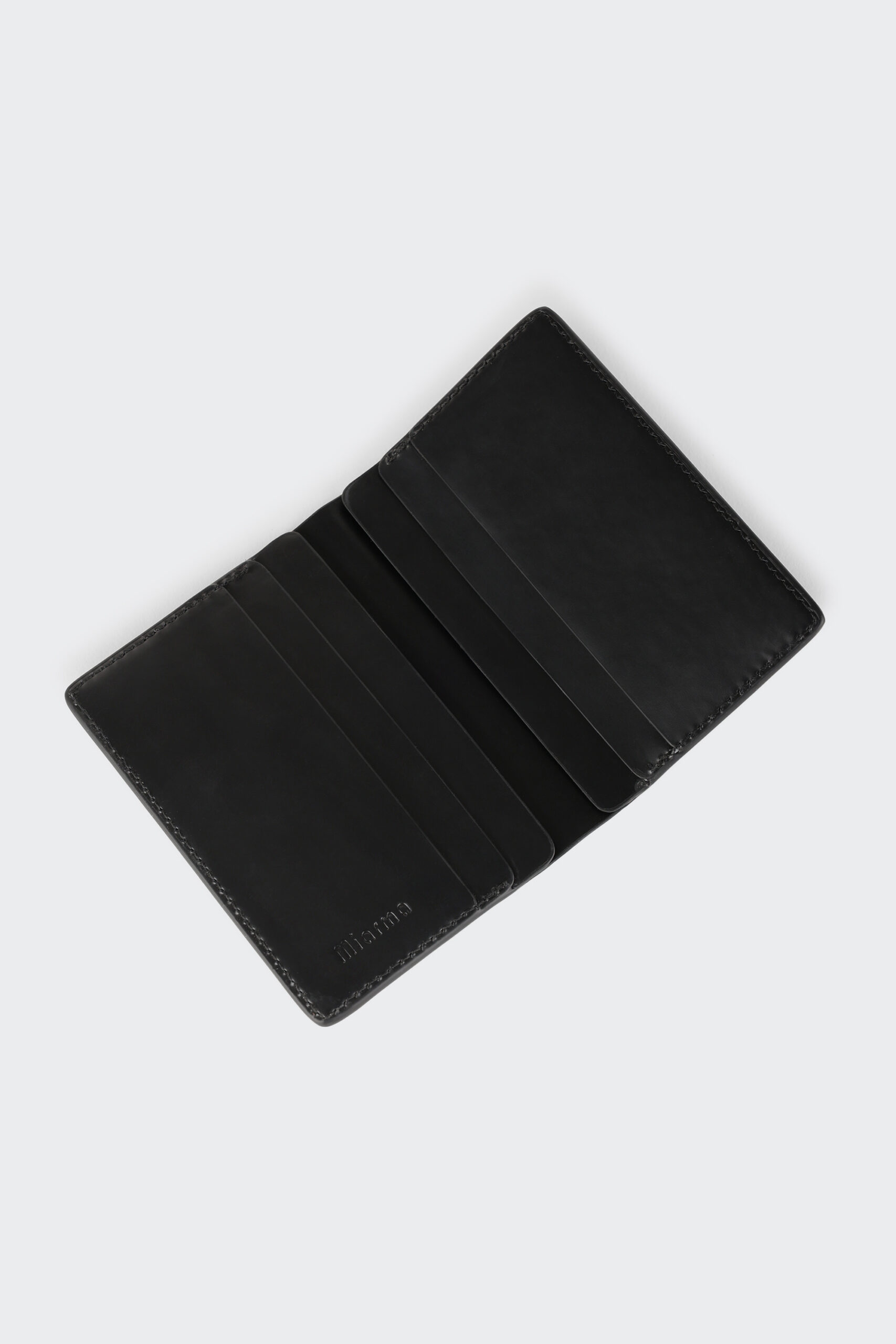MIARMA Flap Storm porte-cartes cuir finitions arrondies