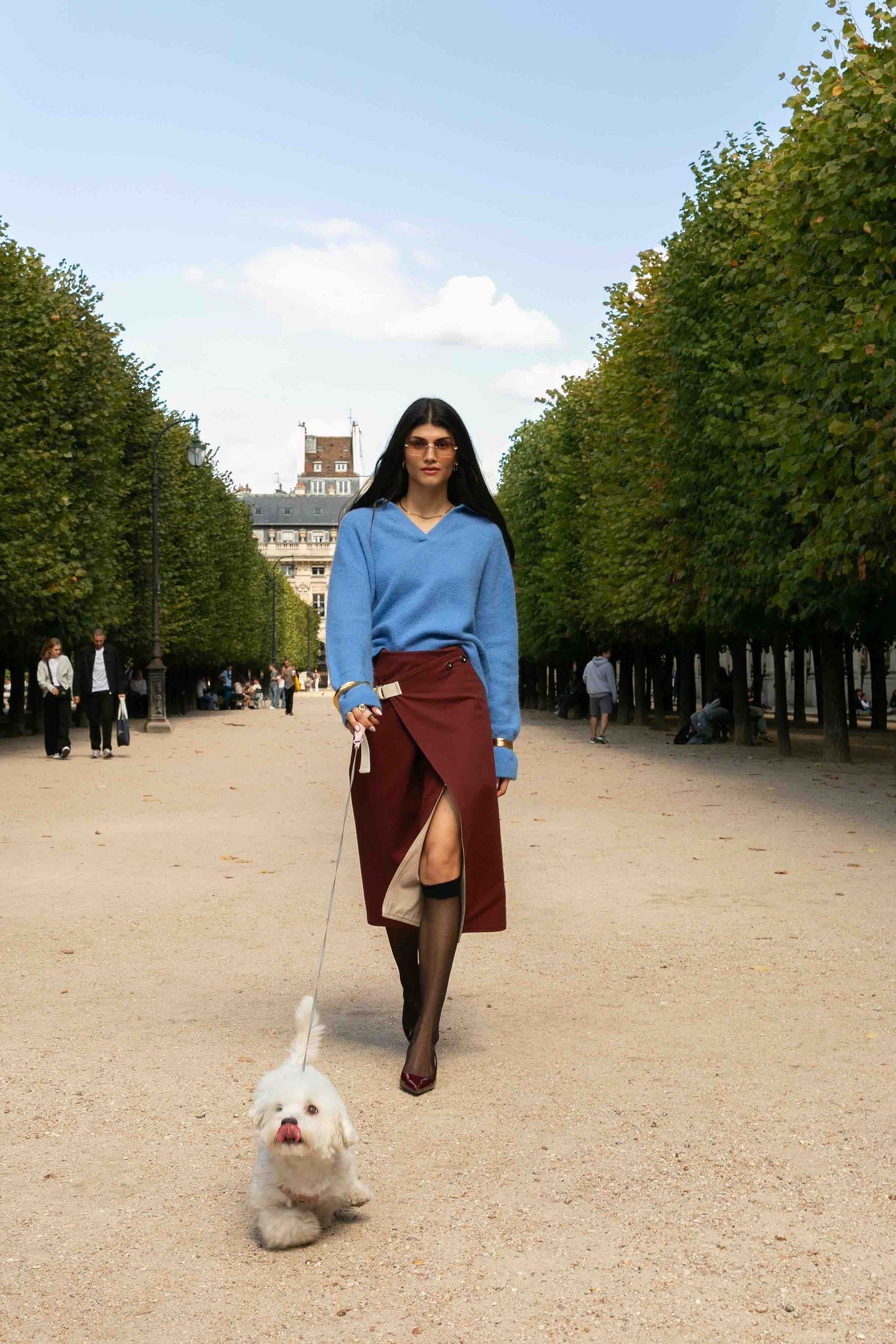 BOBO PARIS Gabrielle jupe réversible portefeuille coton