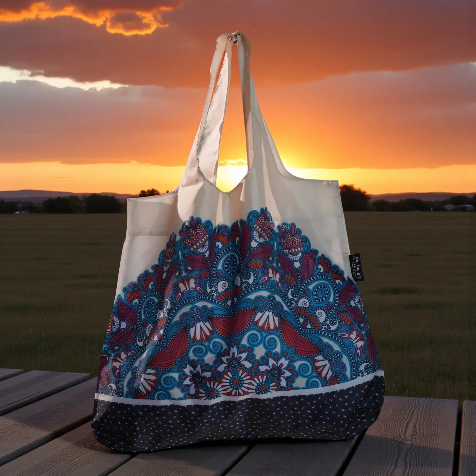 Envirosax Botanica 1 sac courses pliable motif fleurs