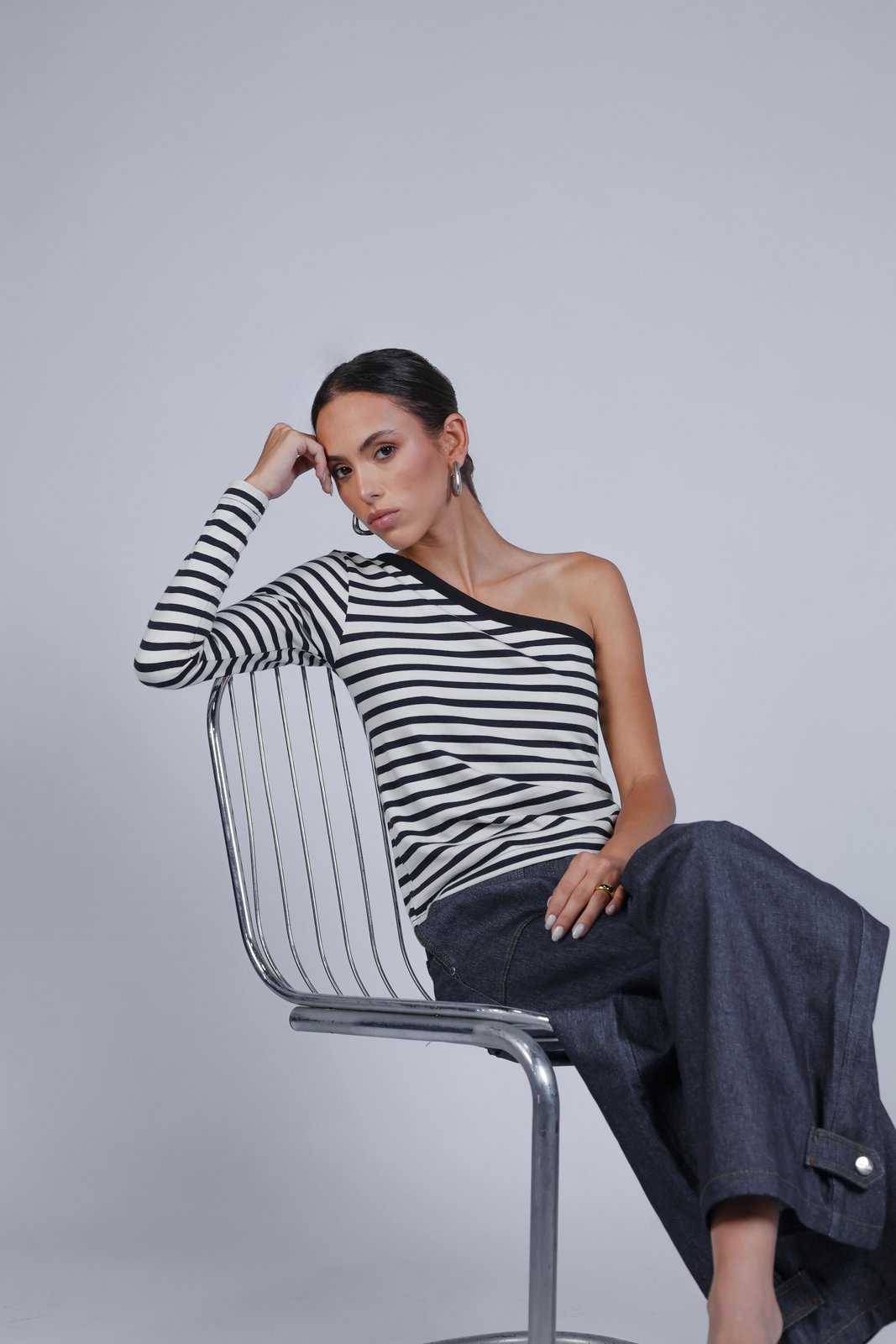 Bobo Paris Les Hauts duo tops Louise asymétriques blanc XS