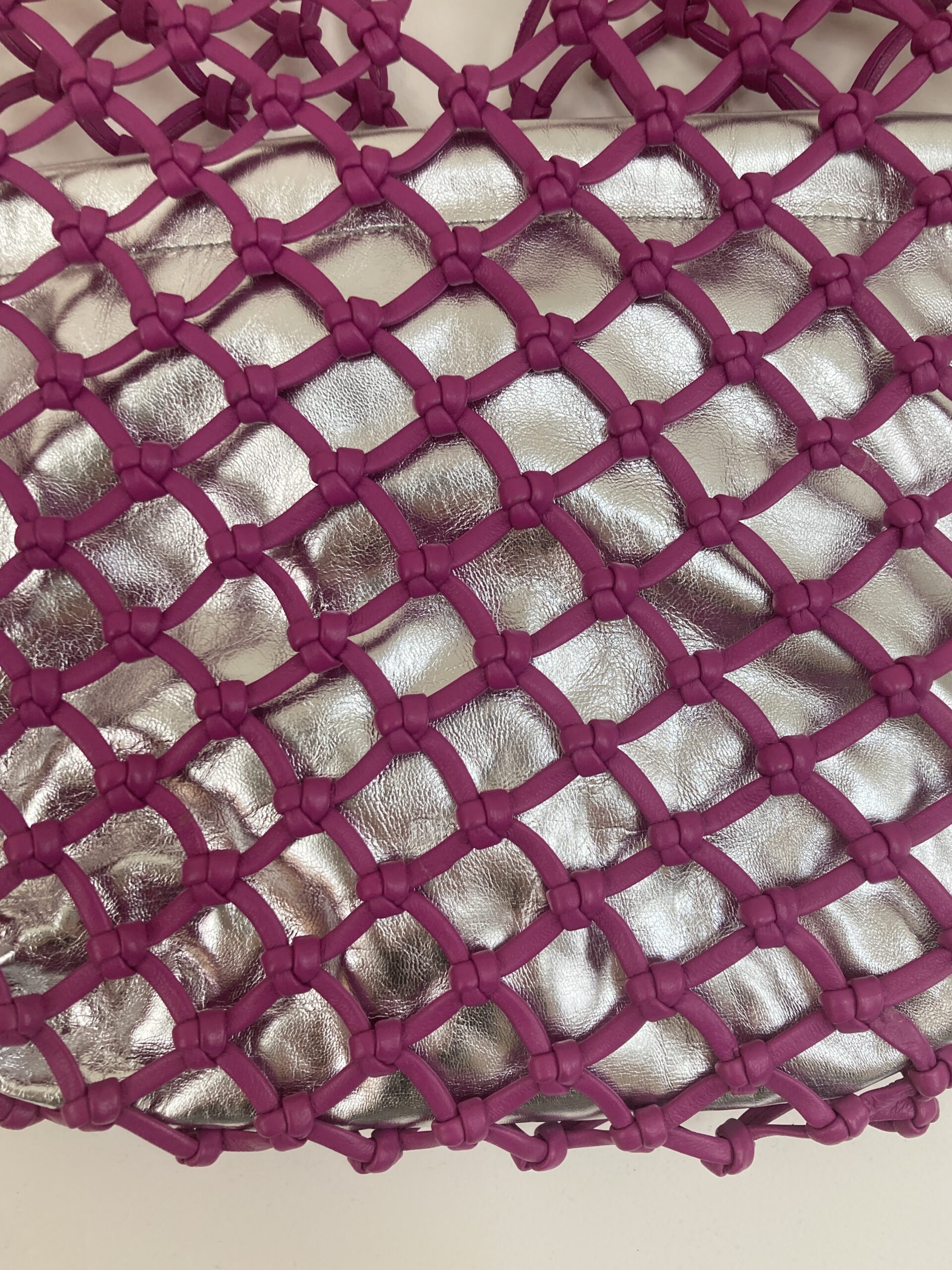 MIARMA Woven Bag Storm sac tressé cuir pochette amovible