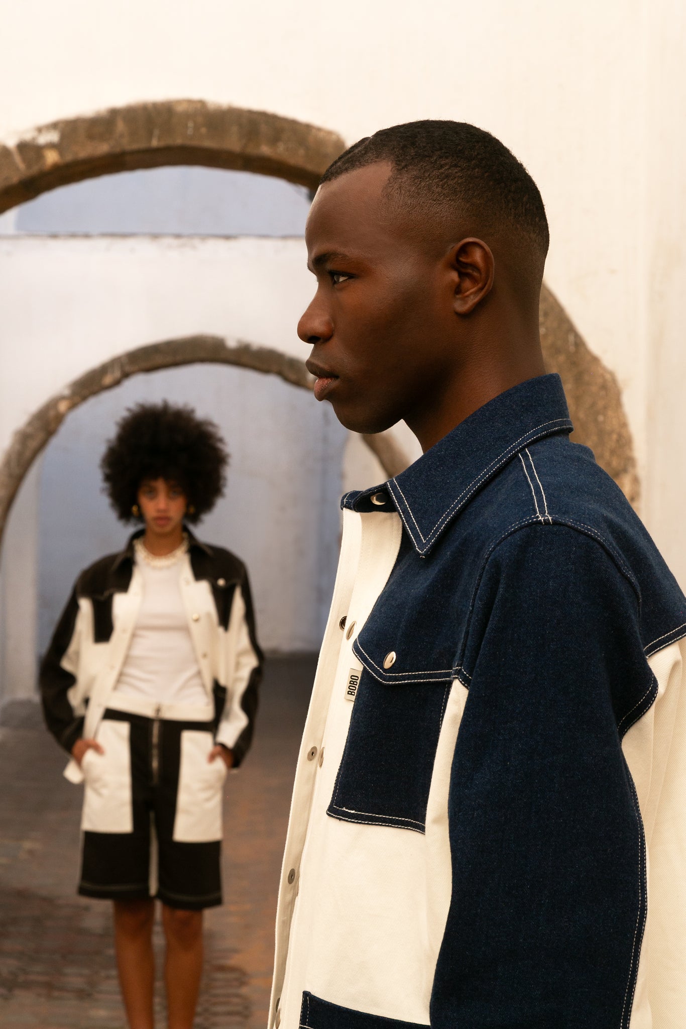 BOBO PARIS Gauthier veste jean bleue coton unisexe
