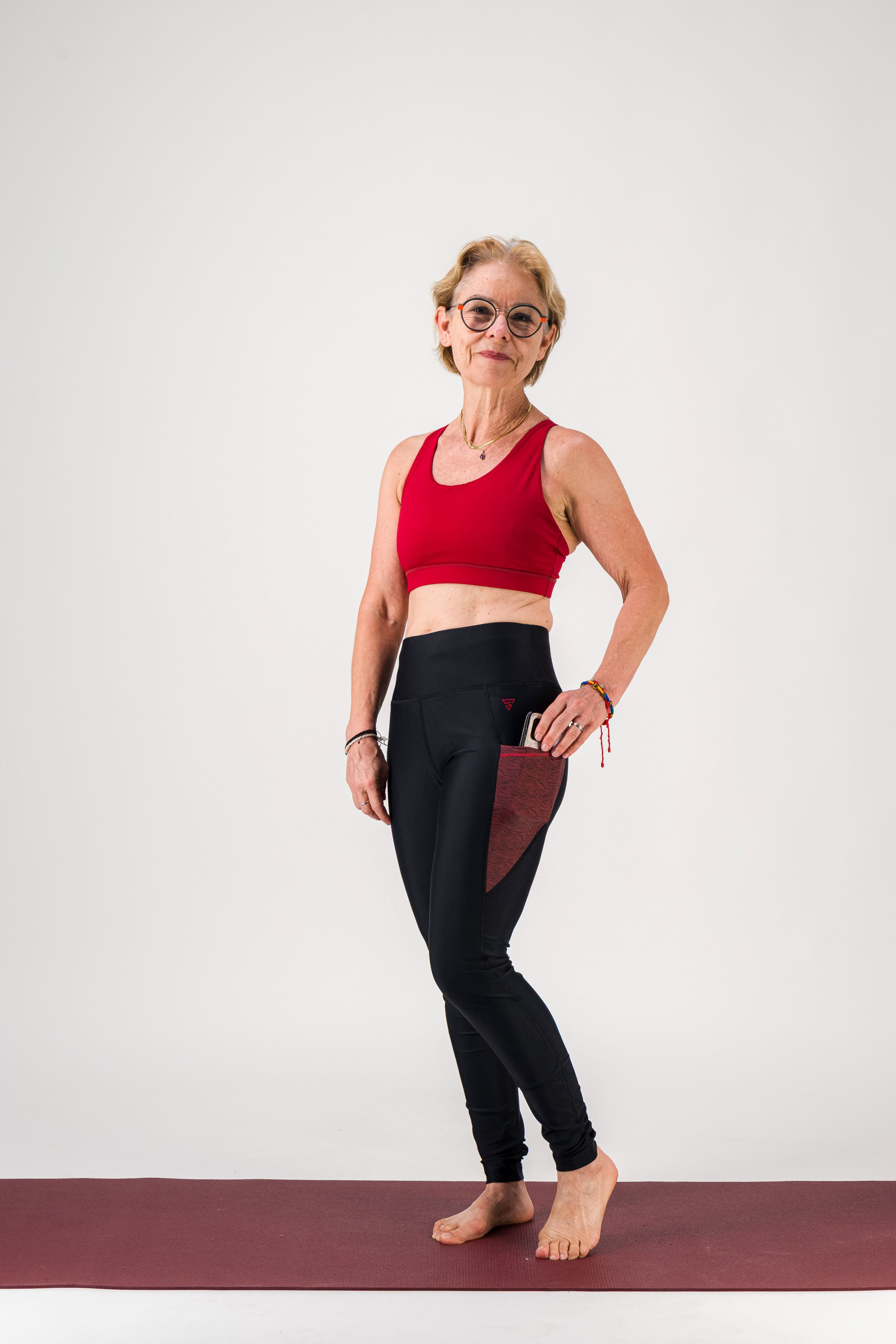 GAYASKIN Vibrations legging long femme taille haute poches