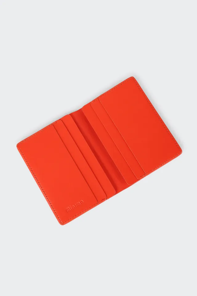 MIARMA Flap Storm porte-cartes cuir finitions arrondies