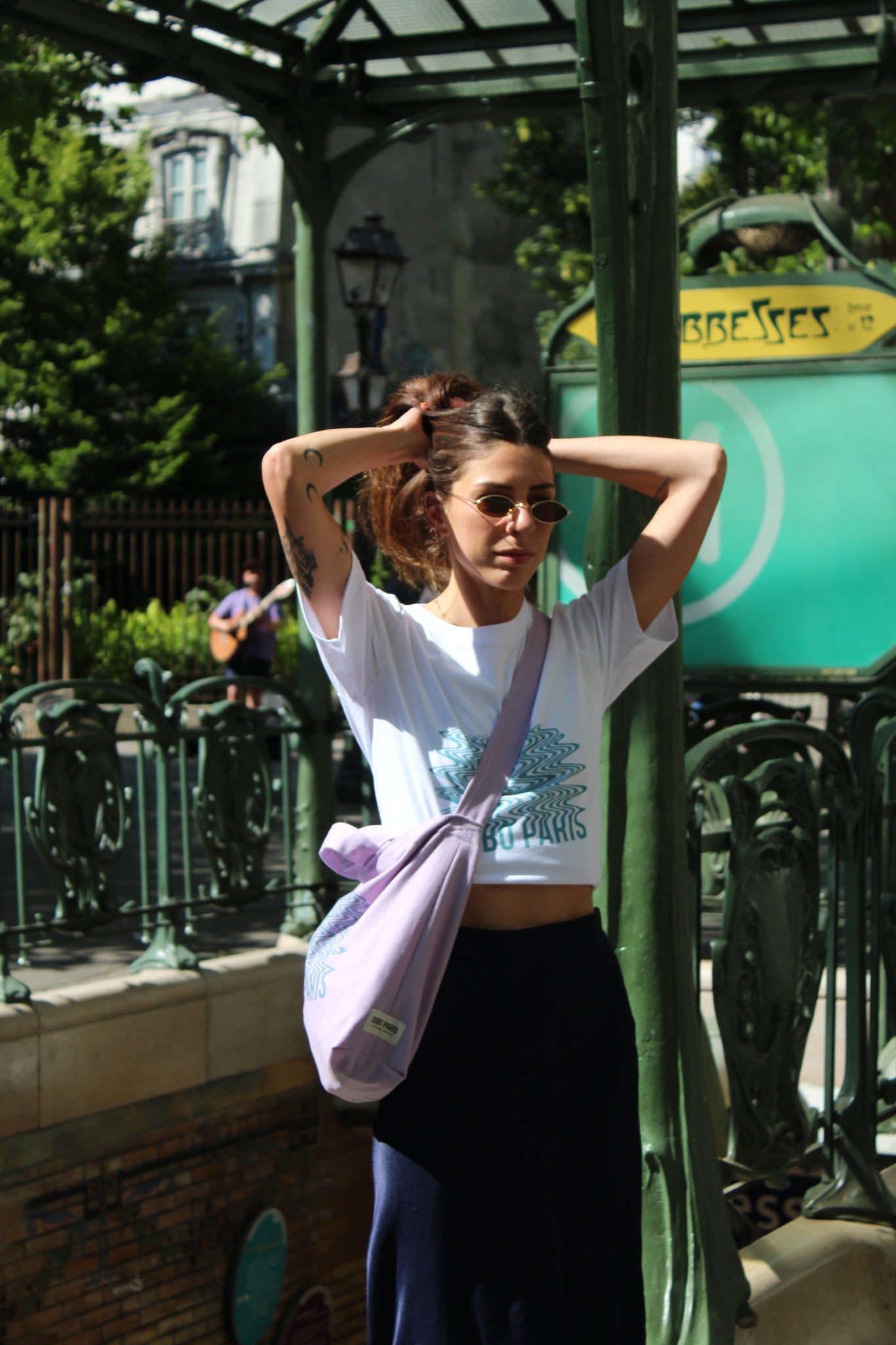 BOBO PARIS Bobo sac lilas coton épais ordinateur